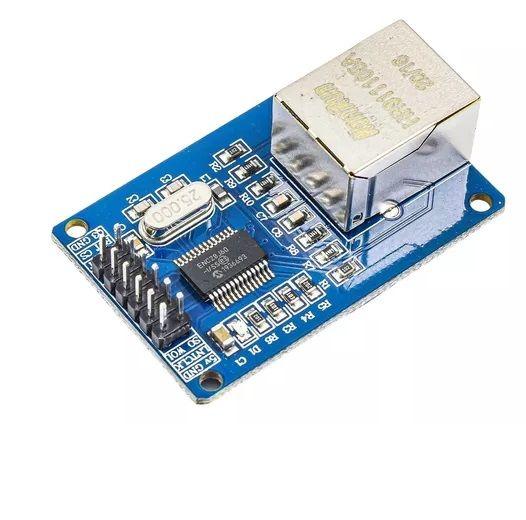 Imagem de Modulo ethernet enc28j60 modelo largo 12 pinos