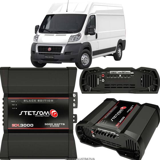 Stetsom EX 3000 Black Edition Amplificateur mono classe D 1 Ohm