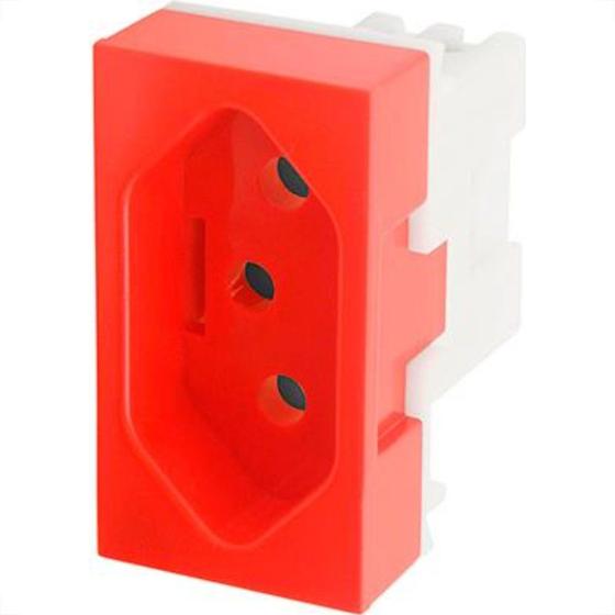 Imagem de Modulo Fame Evidence 2373 Tomada 10A Vermelho