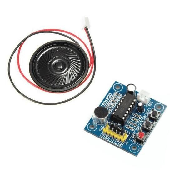 Imagem de Módulo Gravador de Voz com Microfone e Alto-falante Compatível com Arduino ISD1820 - GC-131