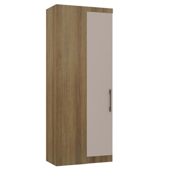 Imagem de Modulo Guarda Roupa Eucamoveis Paris Canto Reto 1 Porta