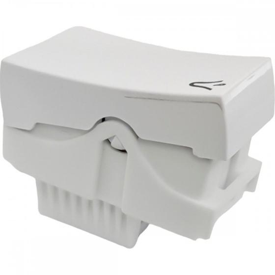 Modulo Ilumi Slim 1 Tecla Campainha Branco 8113 Imagem de Modulo Ilumi Slim 1 Tecla Campainha Branco 8113