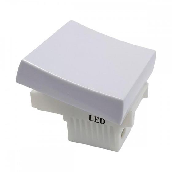 Imagem de Modulo Ilumi Slim Com Led 1 Simples Largo Branco 81352