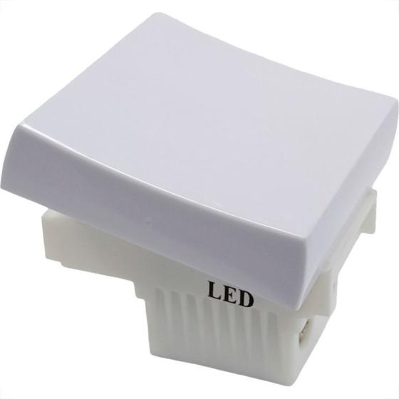 Imagem de Modulo Ilumi Slim Com Led 1 Simples Largo Branco 81352