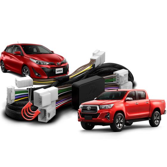 Imagem de Módulo Interface SW4 Hilux Yaris para Vidros Teto e Retrovisores Automáticos no Controle Faaftech