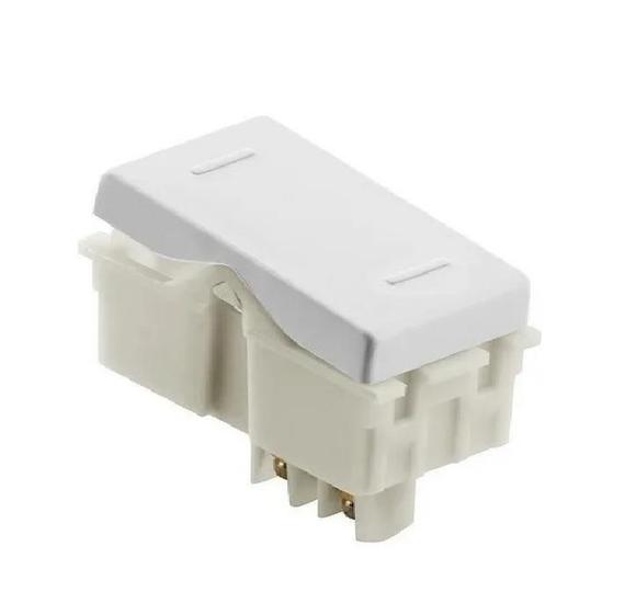 Imagem de Módulo Interruptor 10A 250V Branco Liz/Tablet