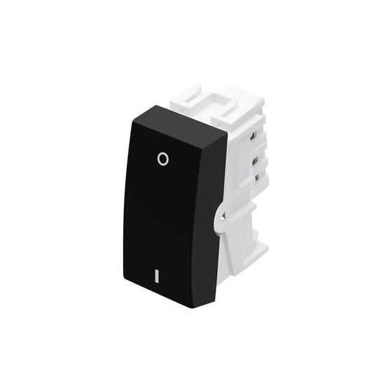 Imagem de Módulo Interruptor Bipolar Paralelo Fame Habitat Black 16A P
