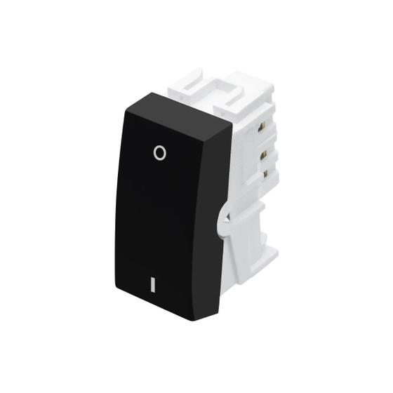 Imagem de Módulo interruptor bipolar simples 20a/250v~ - habitat black
