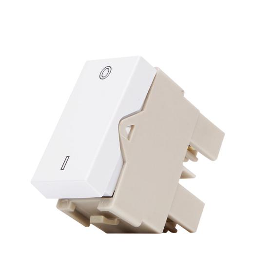 Imagem de Módulo Interruptor Bipolar Simples 25A Branco Infiniti Margirius