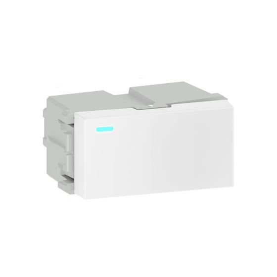Imagem de Módulo Interruptor com LED Simples/Paralelo Weg Refinatto Branco 10A