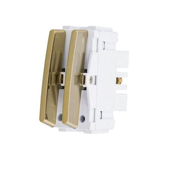 Imagem de Módulo Interruptor Duplo Paralelo Gold - Novara