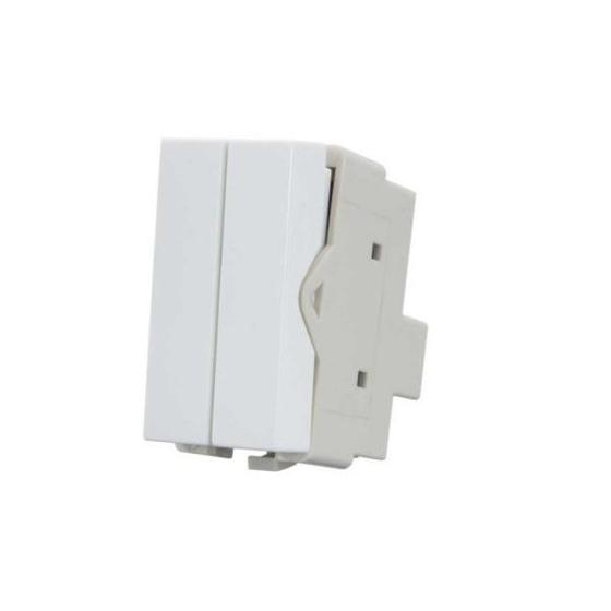 Imagem de Módulo Interruptor Duplo Simples 10A Sleek MarGirius
