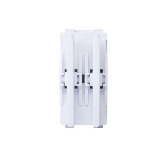 Imagem de Módulo Interruptor Duplo Simples Branco NOVARA 