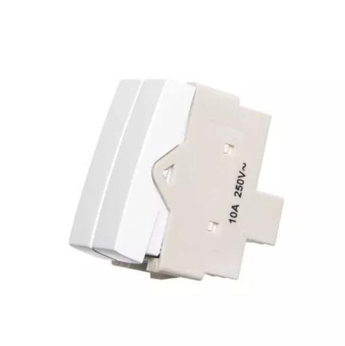 Imagem de Modulo Interruptor Duplo Simples10A 220V Sleek