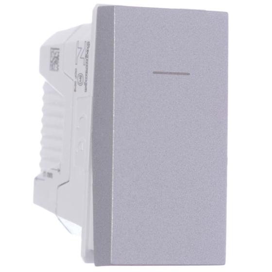 Imagem de Módulo Interruptor Simples 10 Amperes 250 Volts 1M Alumínio Orion - S70110174 - SCHNEIDER