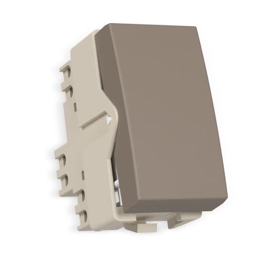 Imagem de Módulo Interruptor Simples 10a Argila Sleek Colors Margirius