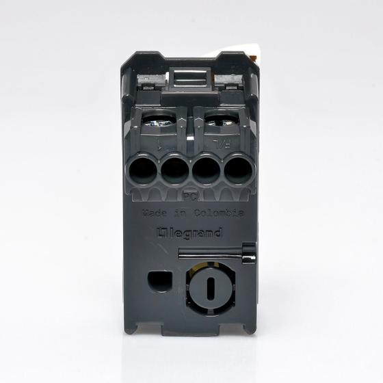Imagem de Módulo Interruptor Simples 16A LED Inferior Branco Arteor 583501B Legrand
