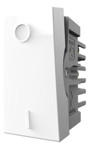 Imagem de Módulo Interruptor Simples Bipolar 10A/250V Branco ModuloPro - Alumbra 