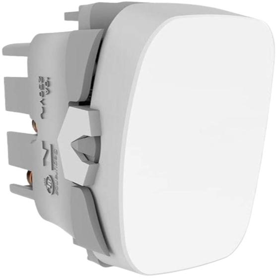Imagem de Modulo Interruptor Simples Branco - 85308 Alumbra Gracia