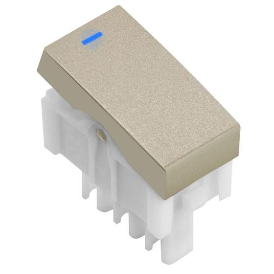 Imagem de Módulo Interruptor Simples / Paralelo Led - Inova Champanhe