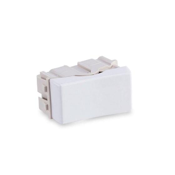 Imagem de Módulo Interruptor Simples Rubi Branco - Force Line