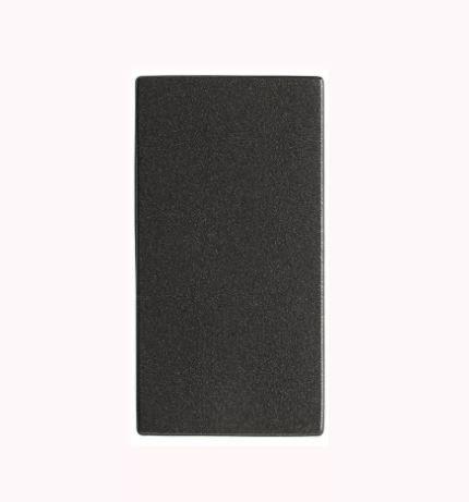 Imagem de Módulo Interruptor Tecla Simples Revitá Soprano Preto Carbono