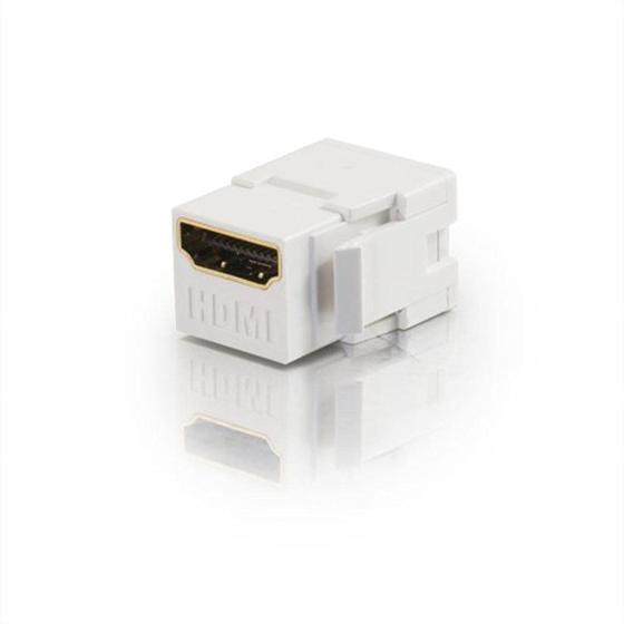 Imagem de Módulo Keystone HDMI F/F C2G - Branco - Snap-In