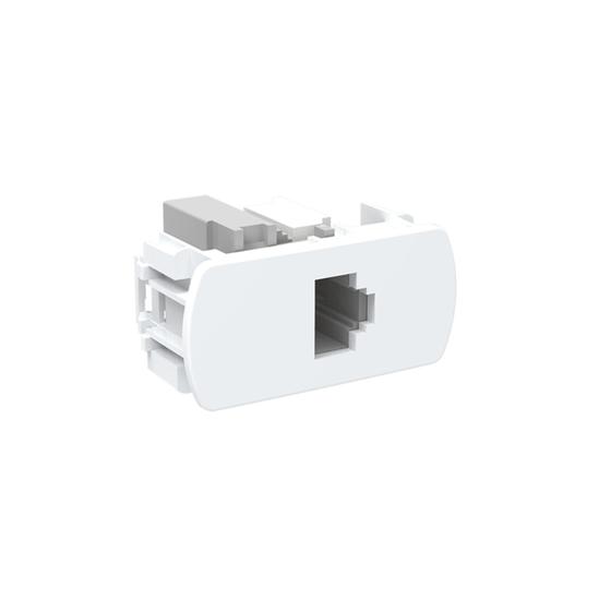 Imagem de Módulo Keystone Telefonia Rj11 Branco Durín