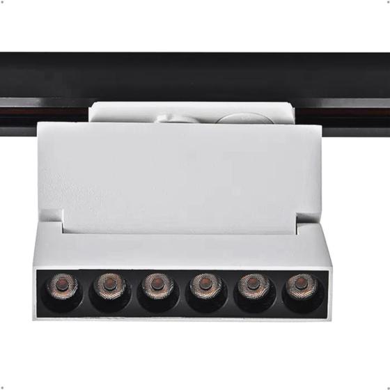 Imagem de Módulo Led Projetor P/ Trilho Duli 6w Branco 3000k Nordecor