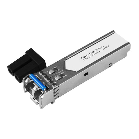 Imagem de Módulo Mini GBIC SFP 1,25 GBPS 1310NM Conector LC 2FO 20KM SM