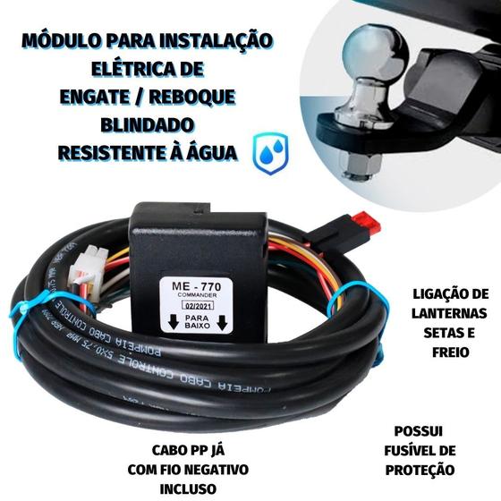 Imagem de Módulo Para Instalação Elétrica Reboque Engate Me-770 Vw Tiguan 