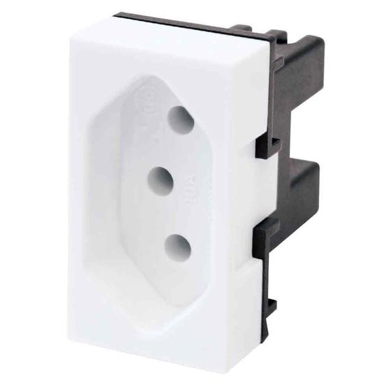 Módulo para tomada 10A 250V Modulare Fame Menor preço em Módulo para tomada 10A 250V Modulare Fame