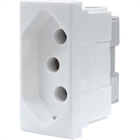 Imagem de Modulo Pial Plus 1 Tomada 10A. Branco 615040