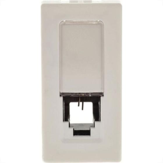 Imagem de Modulo Pial Plus+ Branco 1 Tomada Rj11 2 Fios 615011Bc