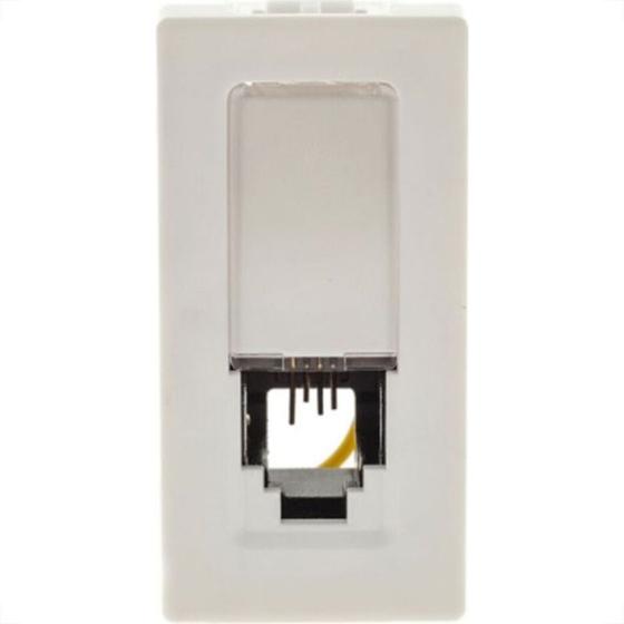 Imagem de Modulo Pial Plus+ Branco 1 Tomada Rj11 4 Fios 615010Bc
