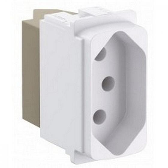 Imagem de Modulo Pial Zeffia 1 Tomada 20A. Branco -680161