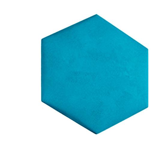 Imagem de Módulo Placa Painel Francis Hexagonal Autocolagem Suspenso Azul