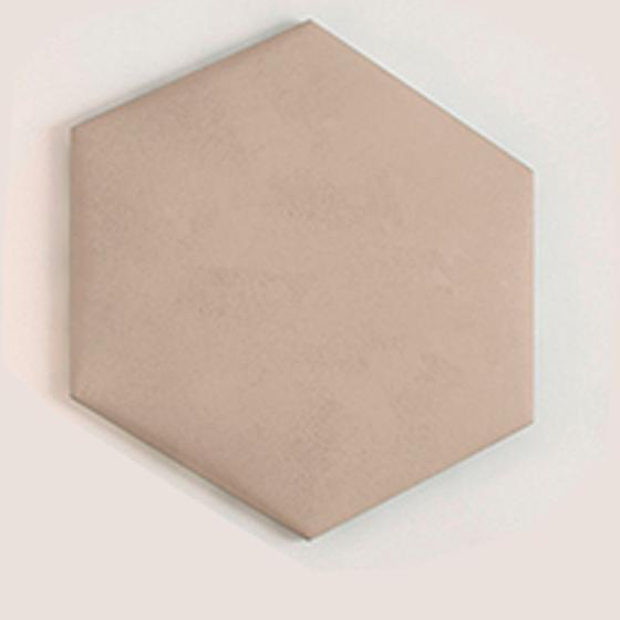 Imagem de Módulo Placa Painel Francis Hexagonal Autocolagem Suspenso Bege