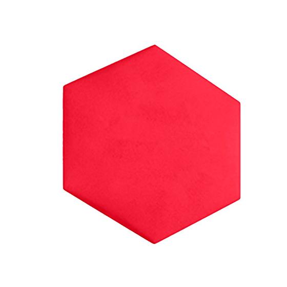 Imagem de Módulo Placa Painel Francis Hexagonal Autocolagem Suspenso Vermelho