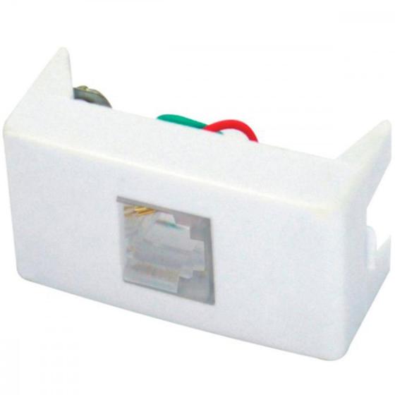 Imagem de Modulo Rad Modular Branco 1404001 Rj11 2Vias