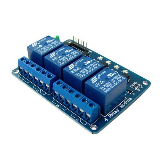 Modulo Rele 4 Canais 5V - G.N. - Iluminação de Segurança - Magazine Luiza