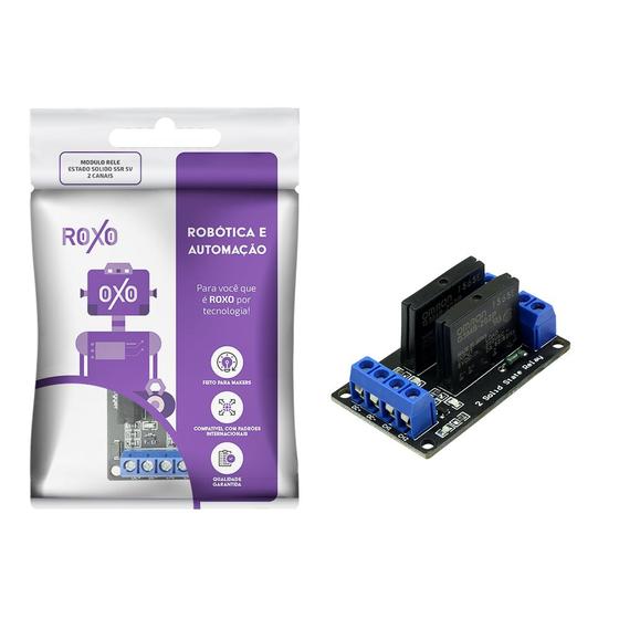 Imagem de Módulo Relé De Estado Sólido 2 Canais 5v Ssr - RoXo
