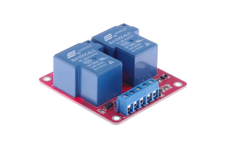 Imagem de Módulo Relé KNACRO DC 12V 2 Canais 30A - Compatível com Arduino e PLC