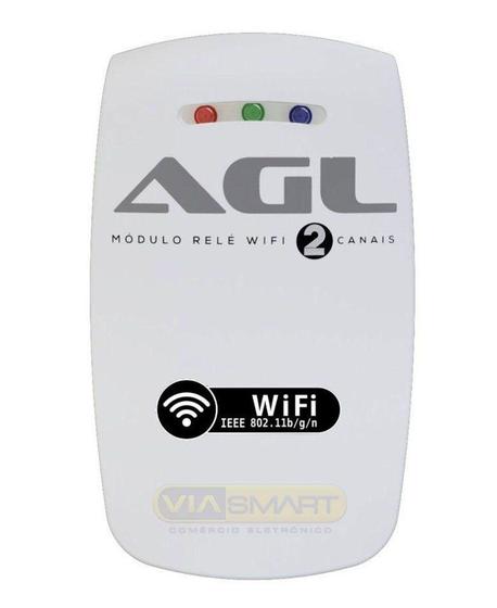 Imagem de Módulo Relé WiFi 02 Canais AGL Controle Pelo Aplicativo