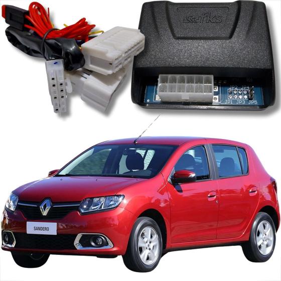 Imagem de Módulo renault logan e sandero automação de vidros elétricos 2 vidros 2007 até 2019 fks mlv45 rl10