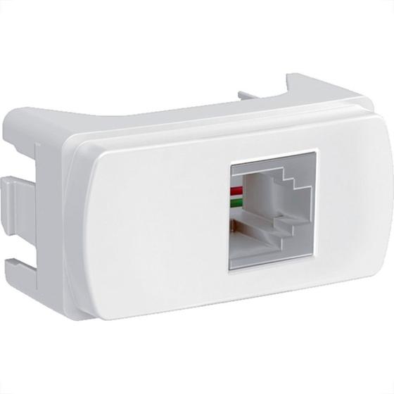 Imagem de Modulo Schneider Miluz Tomada Rj-11 Branco - S3B74900