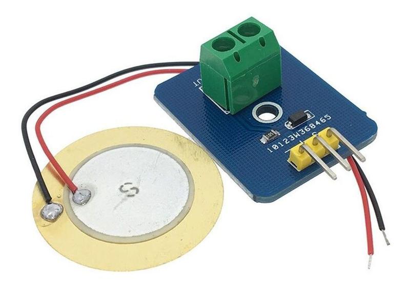 Imagem de Modulo sensor de toque e vibração piezo