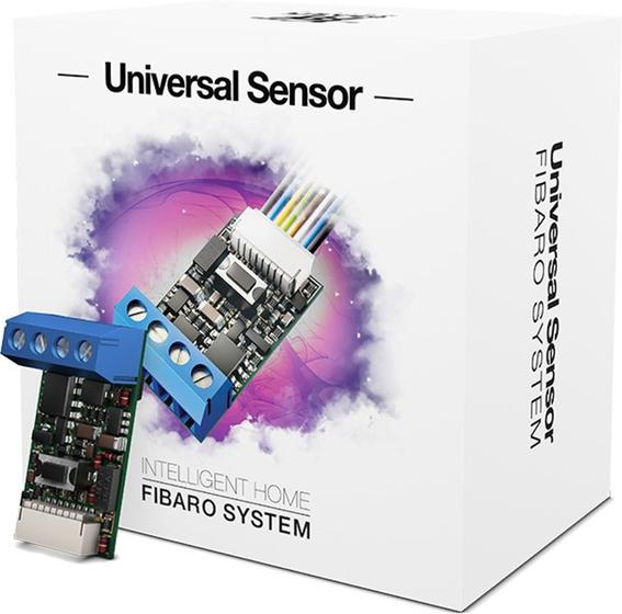 Imagem de Módulo Sensor Universal Binario Fibaro Fgbs-001 Sem Fio Binary Sensor Sem Fio Z-WAVE