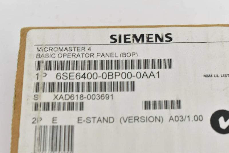 Imagem de Módulo Siemens 6se6400-0bp00-0aa1 Novo E Original