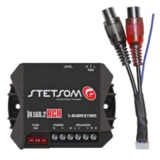 Imagem de Modulo Stetsom Ir160 2 Canais Rca 160W 2Ohms Bom Desempenho